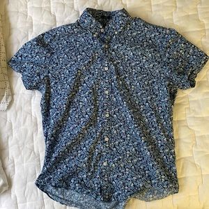 J Crew short sleeve button down Medium Slim Fit
